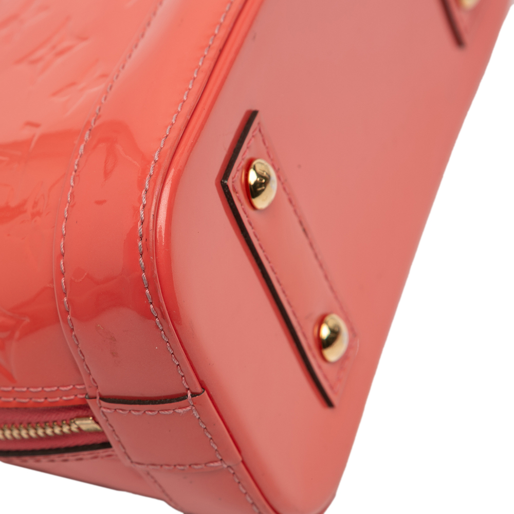 Pre-Loved Louis Vuitton Monogram Vernis Alma BB - Picture 10 of 12